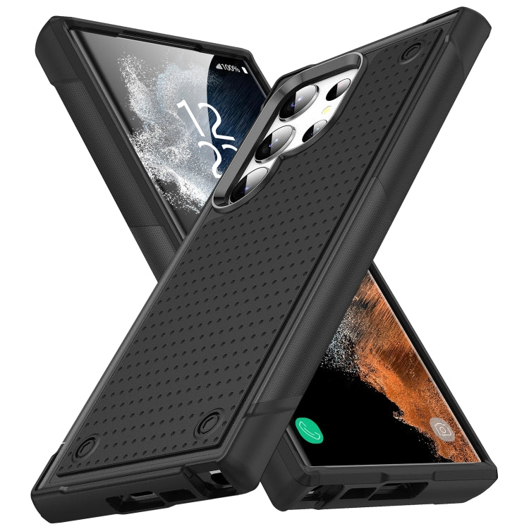 For Samsung Galaxy S23 Ultra 5G PC + TPU Shockproof Protective Phone Case