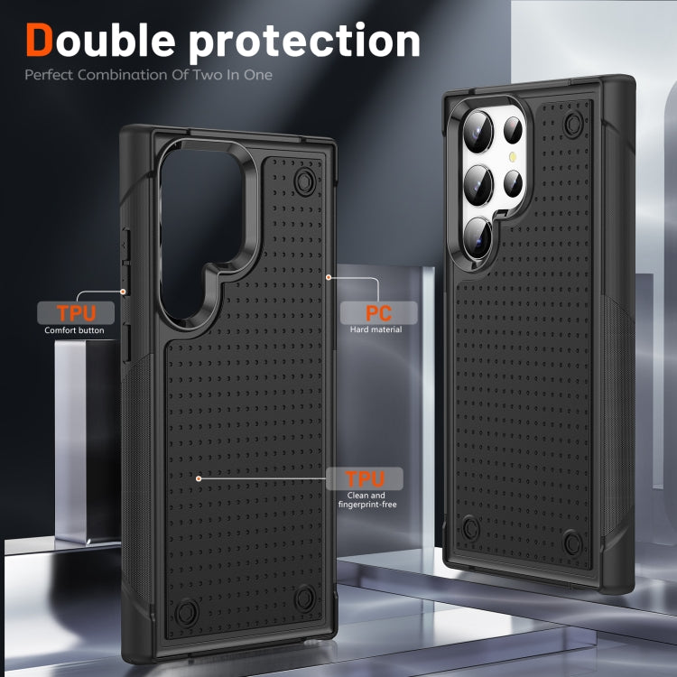 For Samsung Galaxy S23 Ultra 5G PC + TPU Shockproof Protective Phone Case
