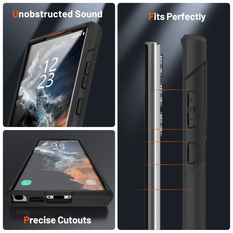 For Samsung Galaxy S23 Ultra 5G PC + TPU Shockproof Protective Phone Case