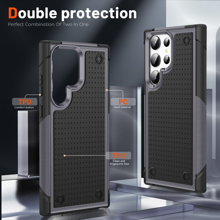 For Samsung Galaxy S23 Ultra 5G PC + TPU Shockproof Protective Phone Case