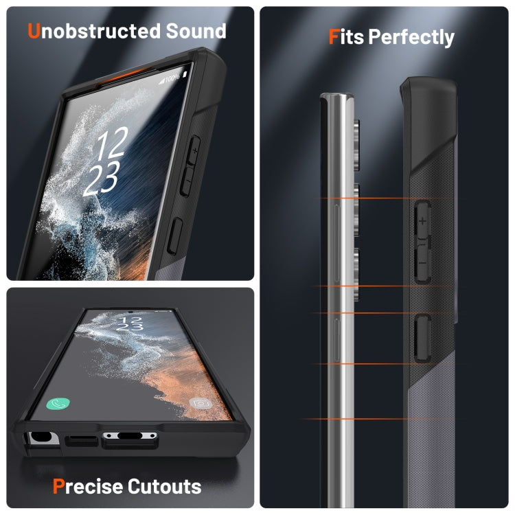 For Samsung Galaxy S23 Ultra 5G PC + TPU Shockproof Protective Phone Case