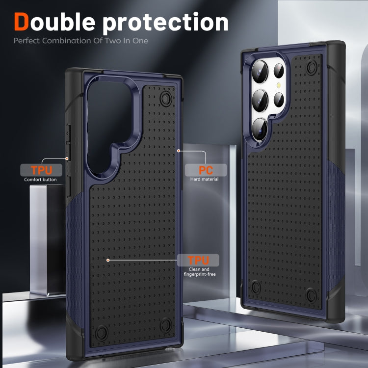 For Samsung Galaxy S23 Ultra 5G PC + TPU Shockproof Protective Phone Case