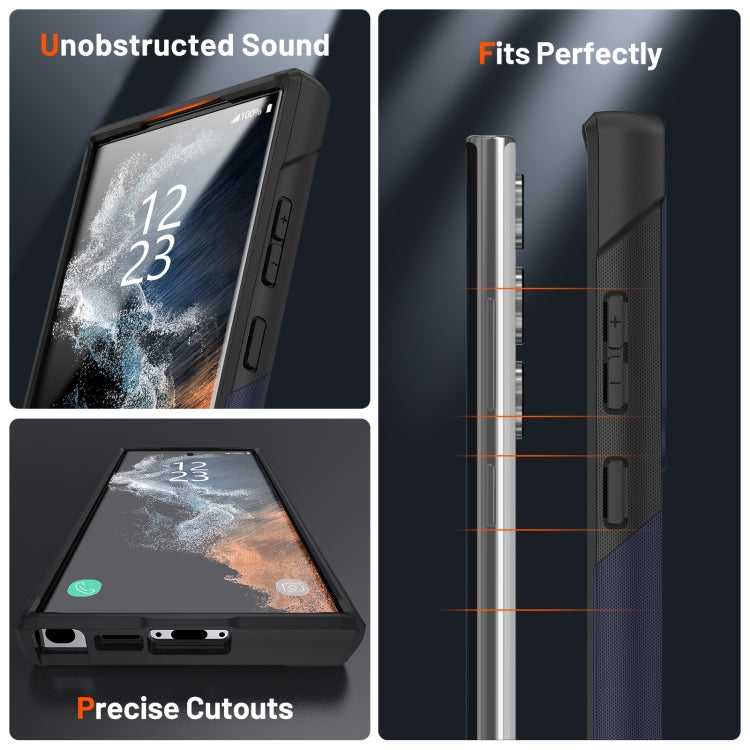 For Samsung Galaxy S23 Ultra 5G PC + TPU Shockproof Protective Phone Case