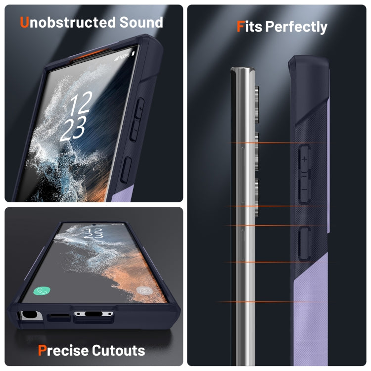 For Samsung Galaxy S23 Ultra 5G PC + TPU Shockproof Protective Phone Case