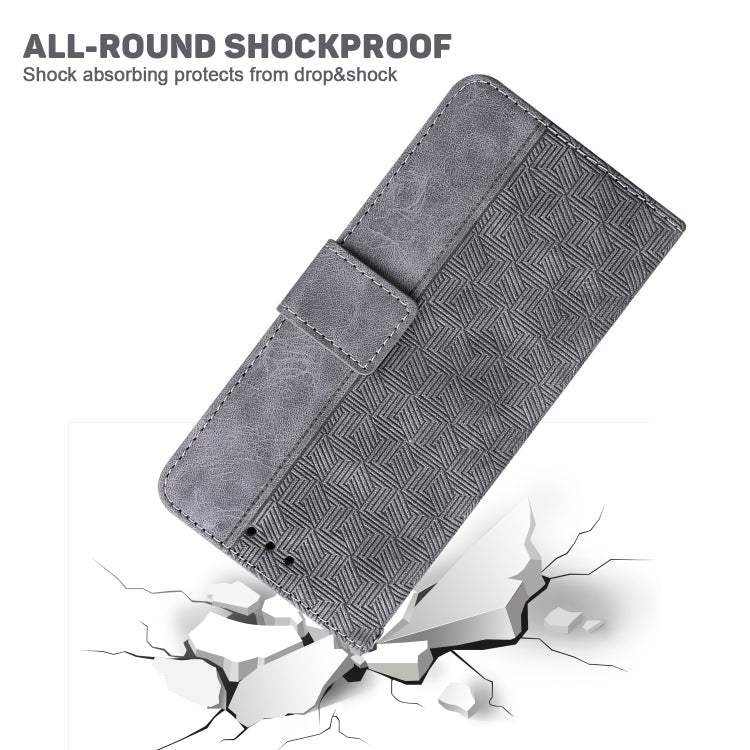 For Samsung Galaxy S23+ 5G Geometric Embossed Flip Leather Phone Case