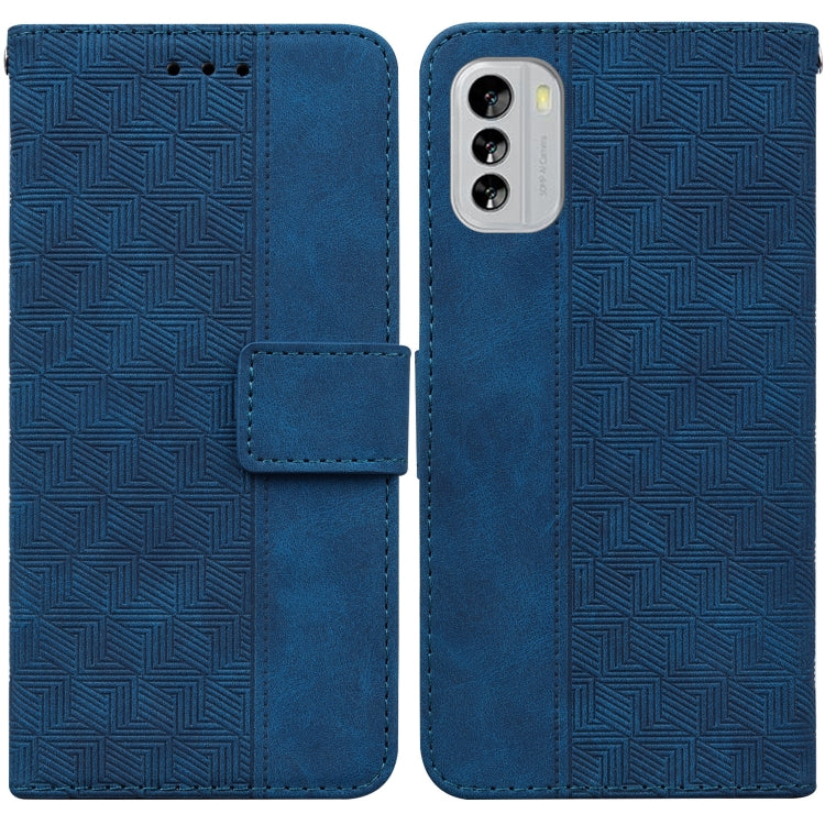 For Nokia G60 Geometric Embossed Flip Leather Phone Case