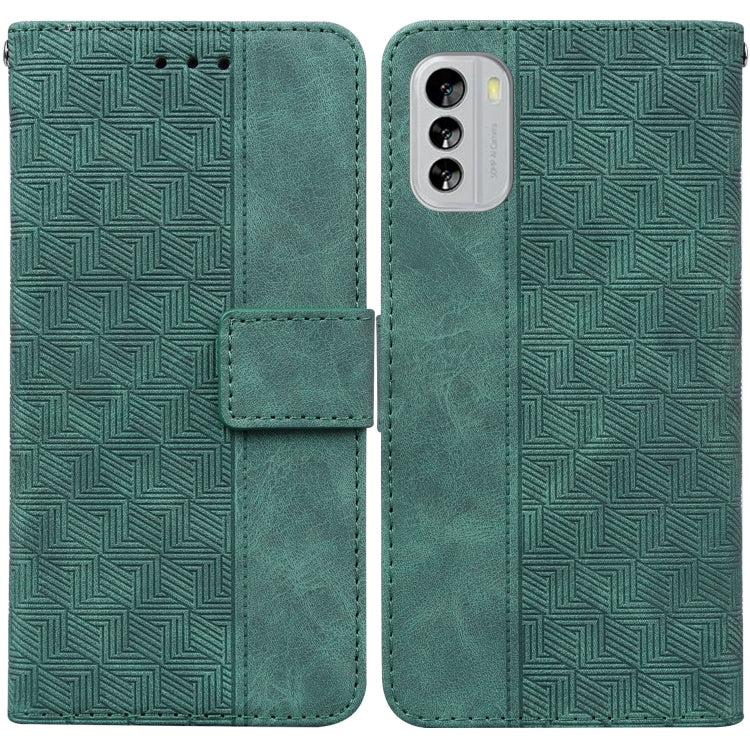 For Nokia G60 Geometric Embossed Flip Leather Phone Case