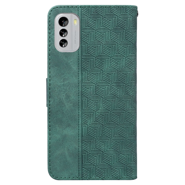 For Nokia G60 Geometric Embossed Flip Leather Phone Case