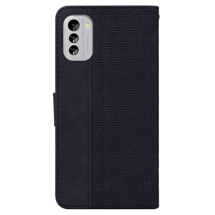 For Nokia G60 Geometric Embossed Flip Leather Phone Case