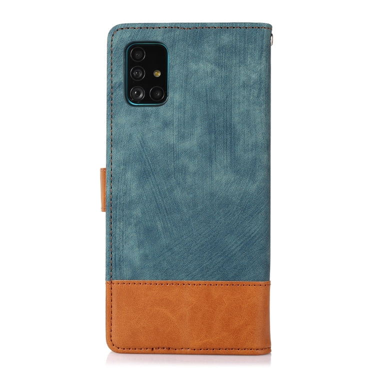 For Samsung Galaxy A51 4G Splicing Leather Phone Case