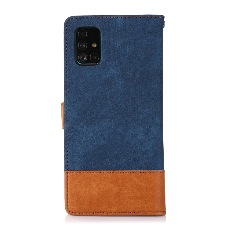 For Samsung Galaxy A51 4G Splicing Leather Phone Case