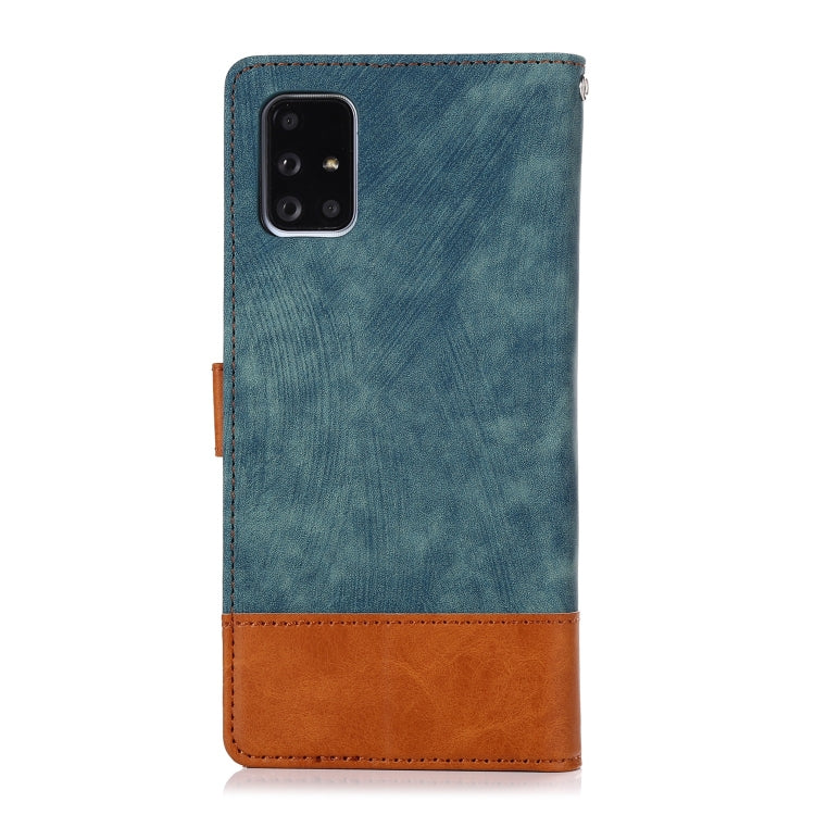 For Samsung Galaxy A71 Splicing Leather Phone Case