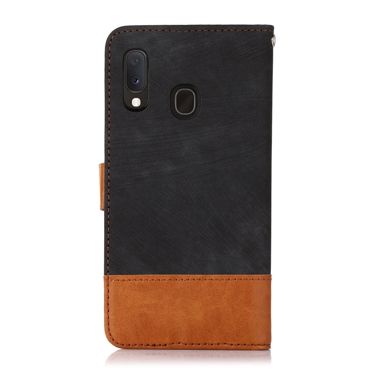 For Samsung Galaxy A20e Splicing Leather Phone Case