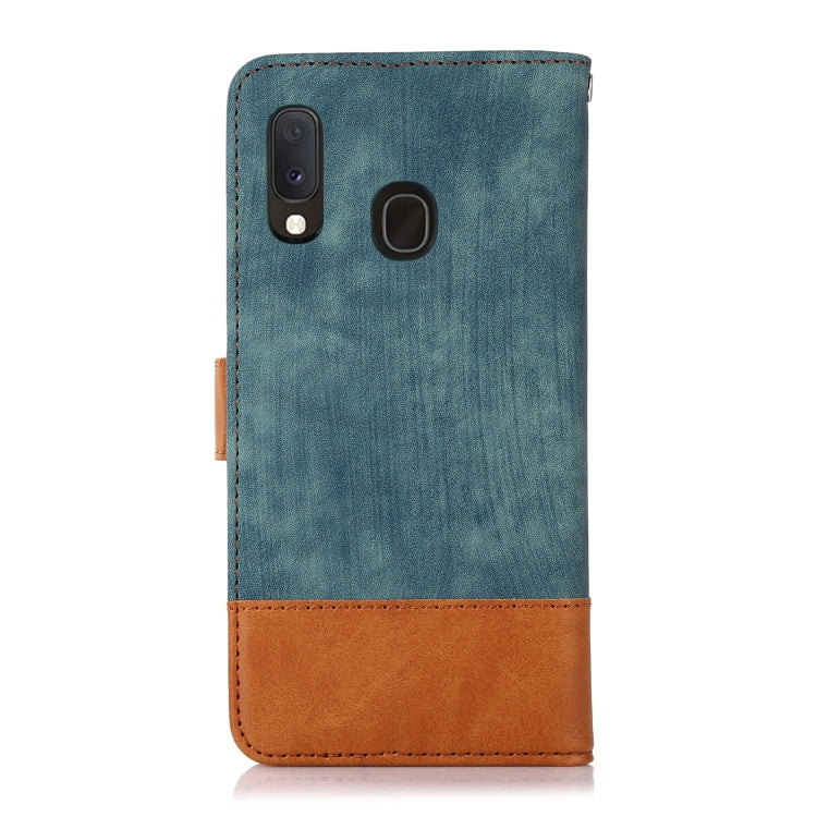 For Samsung Galaxy A20e Splicing Leather Phone Case