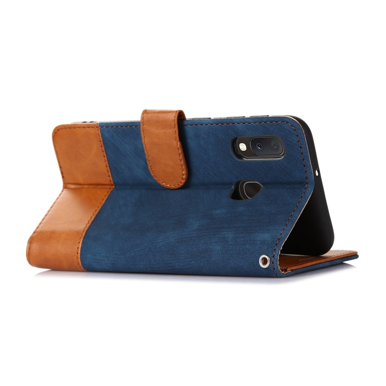 For Samsung Galaxy A20e Splicing Leather Phone Case