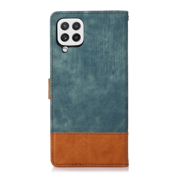 For Samsung Galaxy A22 4G Splicing Leather Phone Case