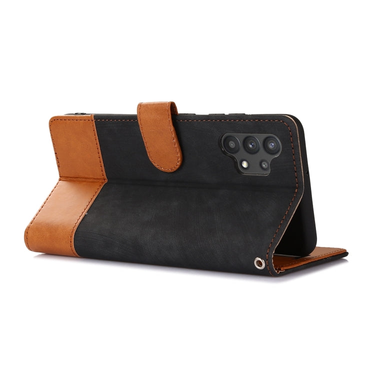 For Samsung Galaxy A32 4G Splicing Leather Phone Case