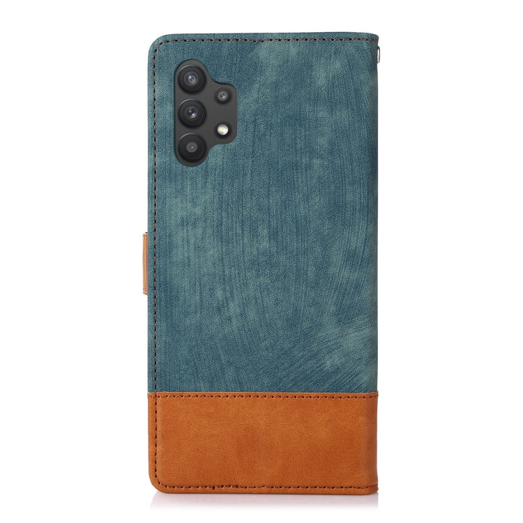 For Samsung Galaxy A32 4G Splicing Leather Phone Case