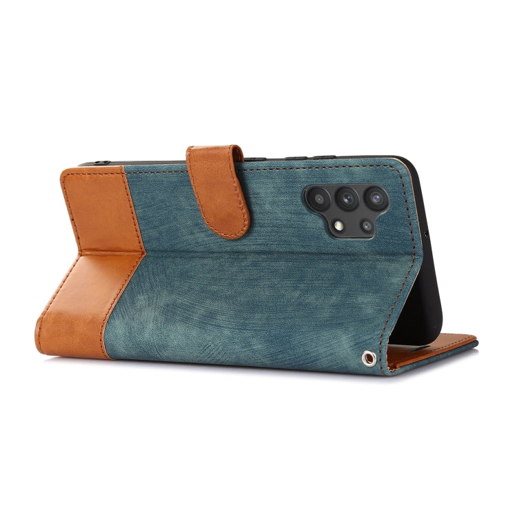 For Samsung Galaxy A32 4G Splicing Leather Phone Case