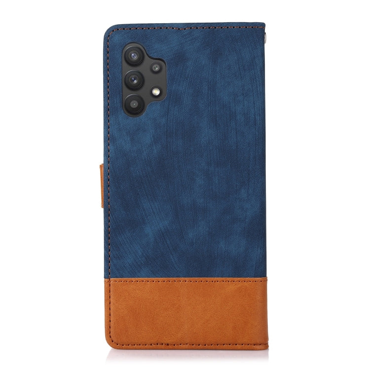 For Samsung Galaxy A32 4G Splicing Leather Phone Case