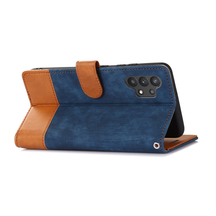 For Samsung Galaxy A32 4G Splicing Leather Phone Case