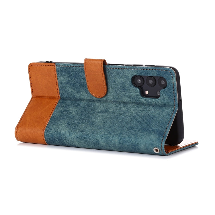 For Samsung Galaxy A32 5G Splicing Leather Phone Case