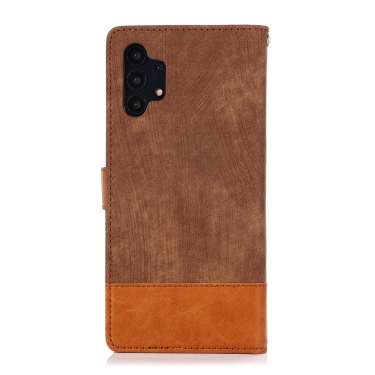 For Samsung Galaxy A32 5G Splicing Leather Phone Case