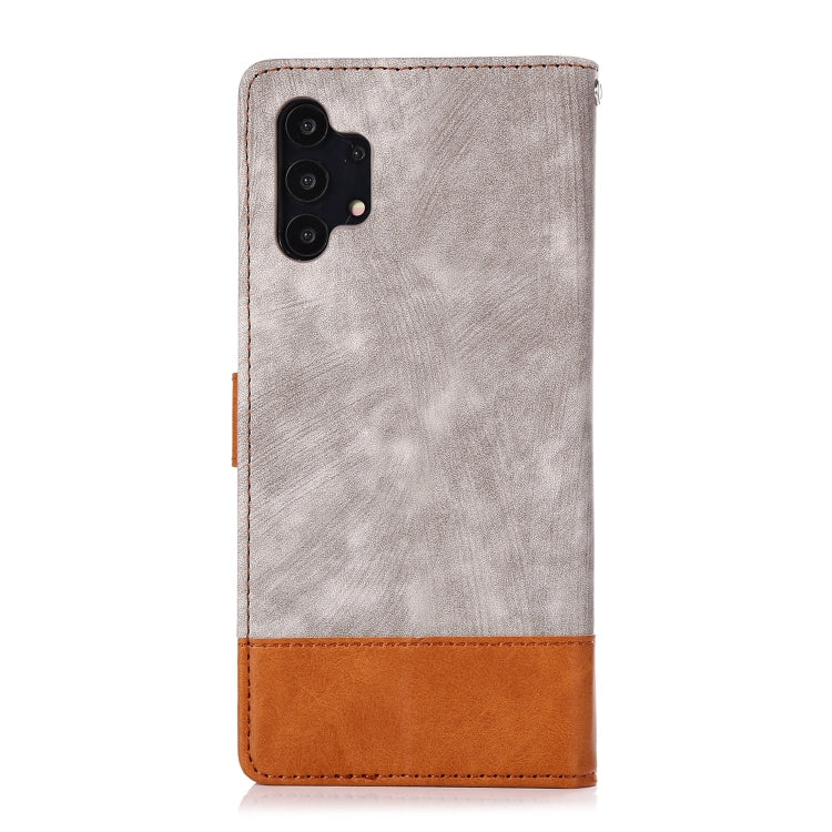 For Samsung Galaxy A32 5G Splicing Leather Phone Case