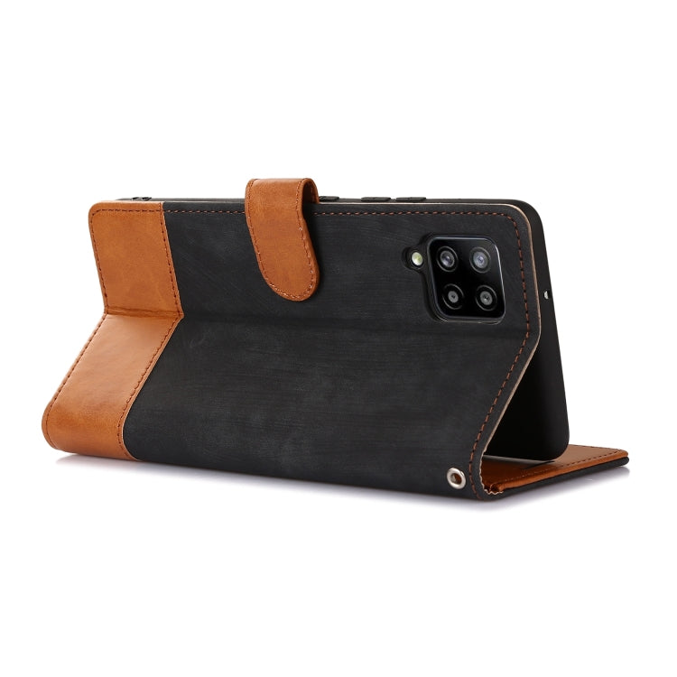For Samsung Galaxy A42 5G Splicing Leather Phone Case
