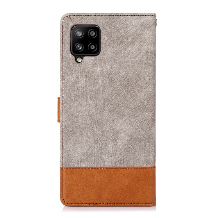 For Samsung Galaxy A42 5G Splicing Leather Phone Case