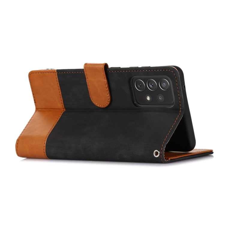 For Samsung Galaxy A52 5G / 4G Splicing Leather Phone Case