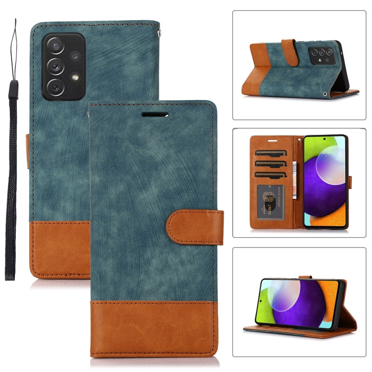 For Samsung Galaxy A52 5G / 4G Splicing Leather Phone Case