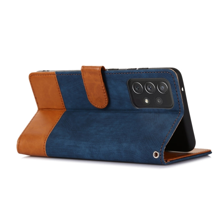 For Samsung Galaxy A52 5G / 4G Splicing Leather Phone Case