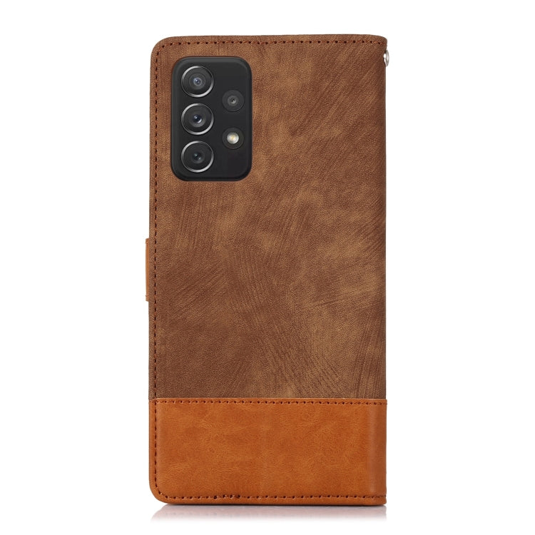 For Samsung Galaxy A52 5G / 4G Splicing Leather Phone Case