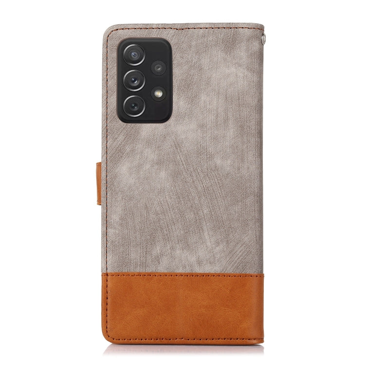 For Samsung Galaxy A52 5G / 4G Splicing Leather Phone Case