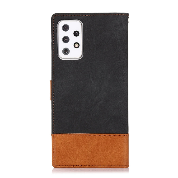 For Samsung Galaxy A72 5G / 4G Splicing Leather Phone Case