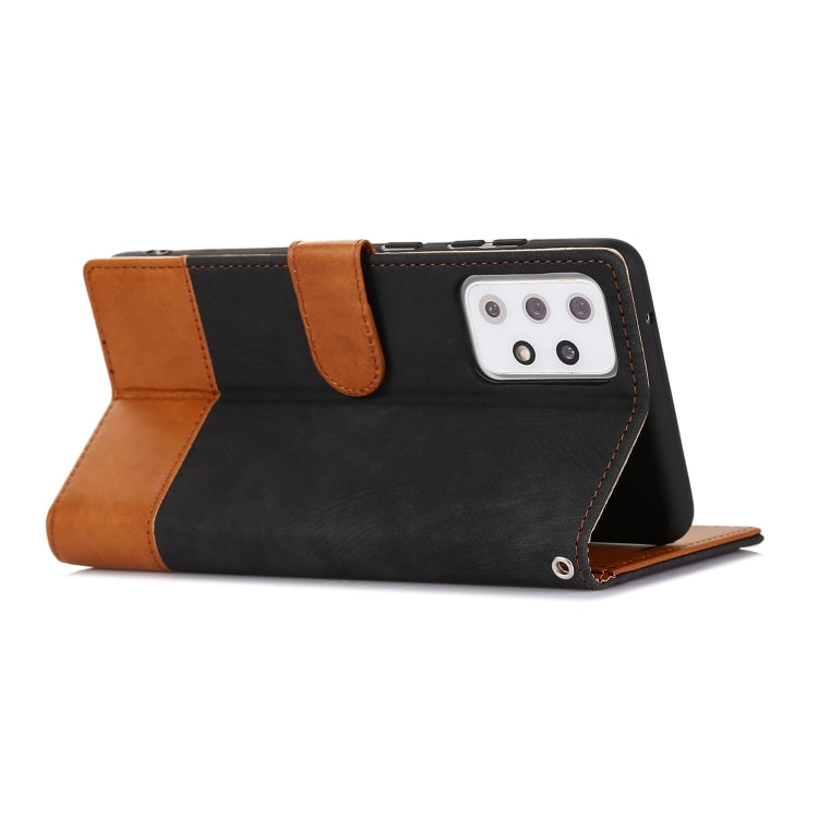 For Samsung Galaxy A72 5G / 4G Splicing Leather Phone Case