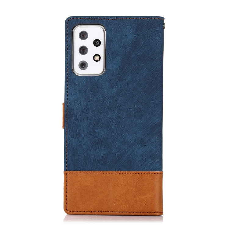 For Samsung Galaxy A72 5G / 4G Splicing Leather Phone Case