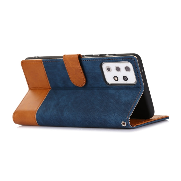 For Samsung Galaxy A72 5G / 4G Splicing Leather Phone Case