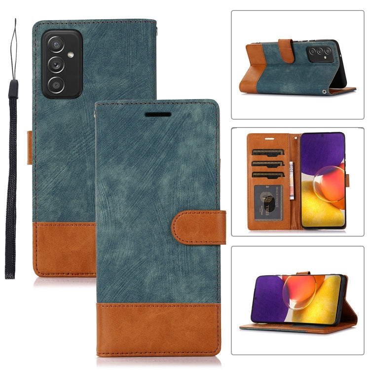 For Samsung Galaxy A82 5G Splicing Leather Phone Case
