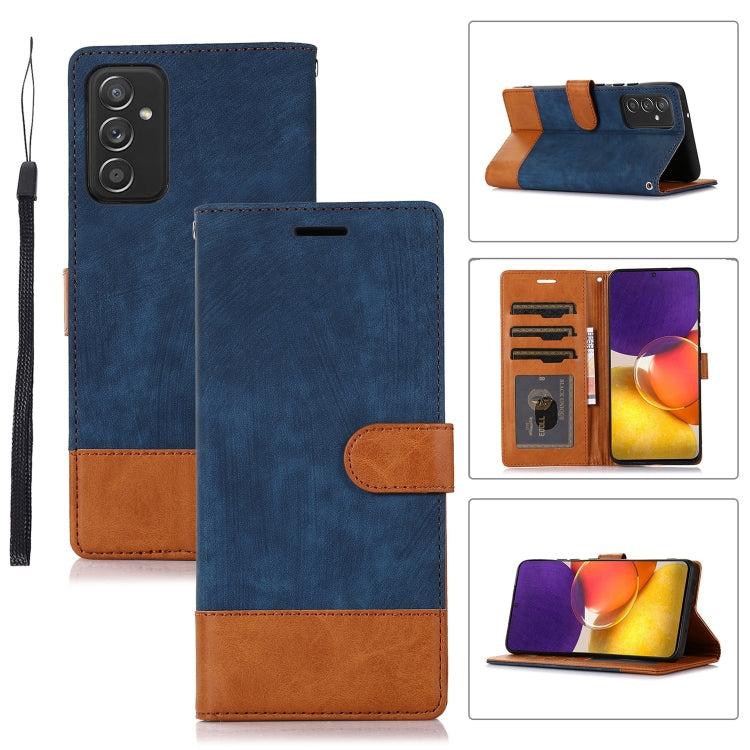 For Samsung Galaxy A82 5G Splicing Leather Phone Case