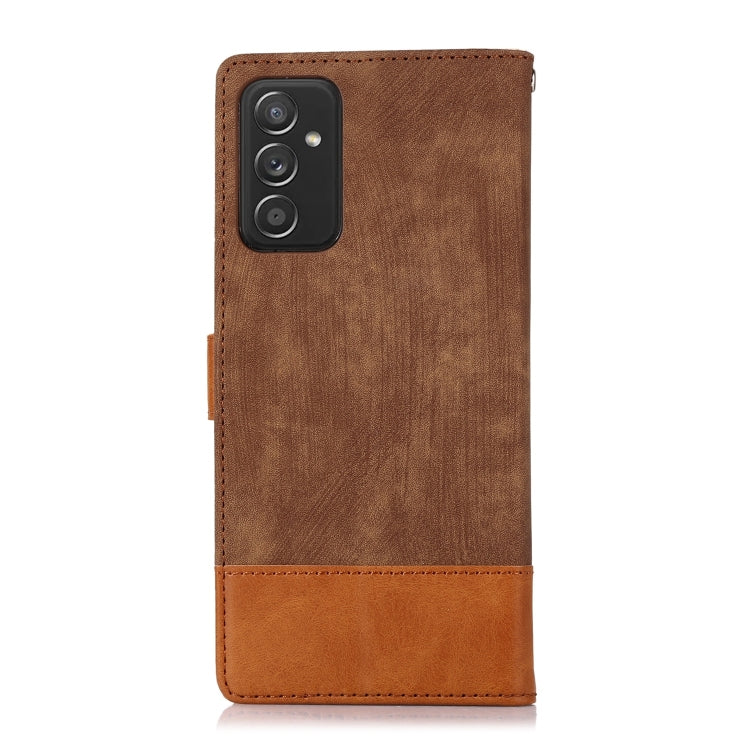 For Samsung Galaxy A82 5G Splicing Leather Phone Case