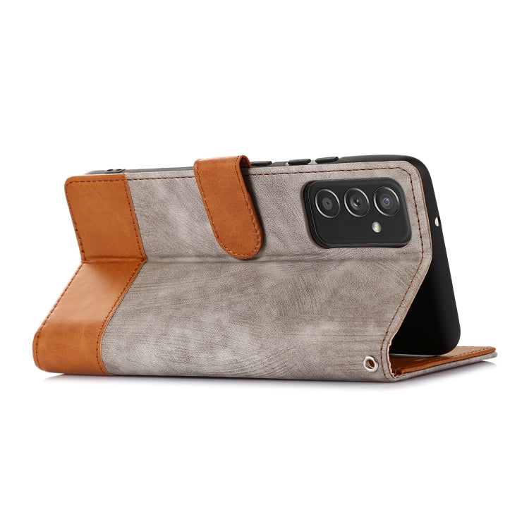 For Samsung Galaxy A82 5G Splicing Leather Phone Case