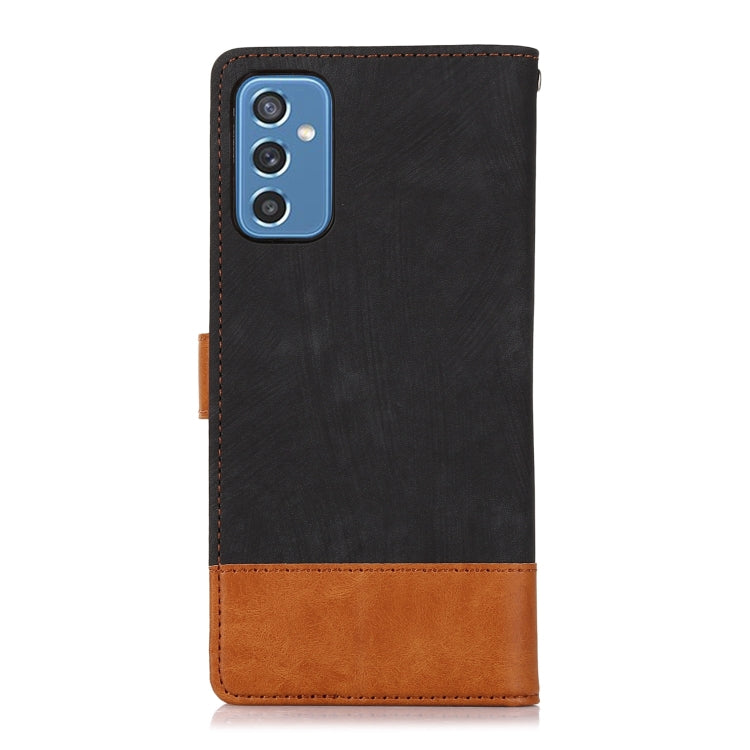 For Samsung Galaxy M52 Splicing Leather Phone Case
