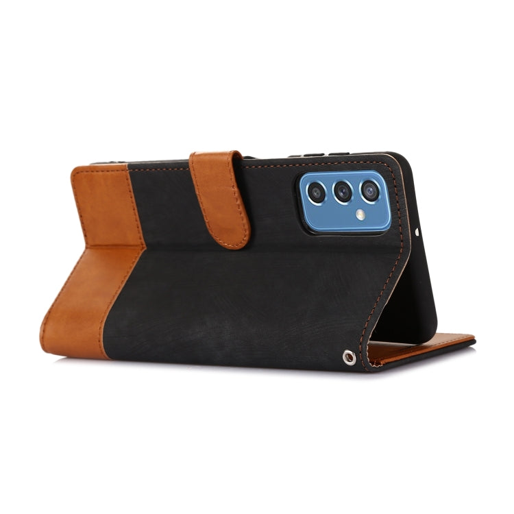For Samsung Galaxy M52 Splicing Leather Phone Case