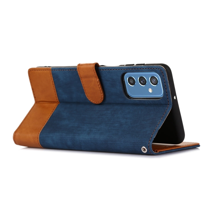 For Samsung Galaxy M52 Splicing Leather Phone Case