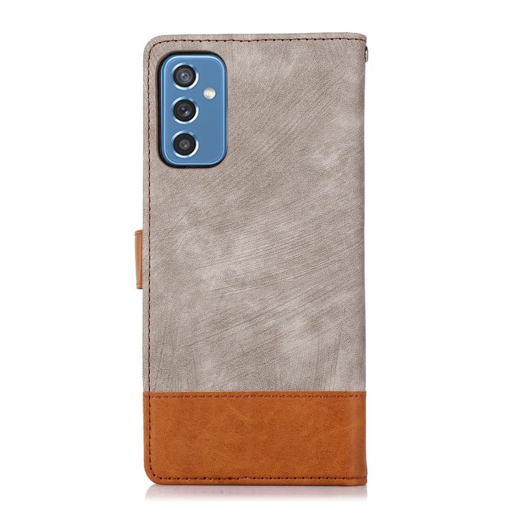 For Samsung Galaxy M52 Splicing Leather Phone Case