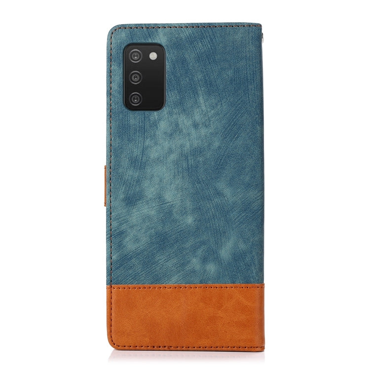 For Samsung Galaxy A03s Splicing Leather Phone Case