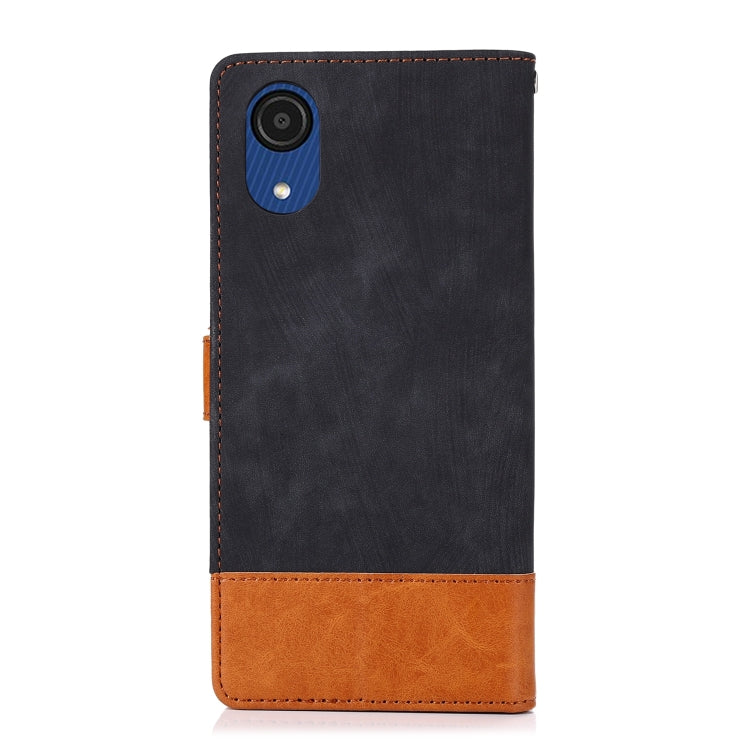 For Samsung Galaxy A03 Core Splicing Leather Phone Case