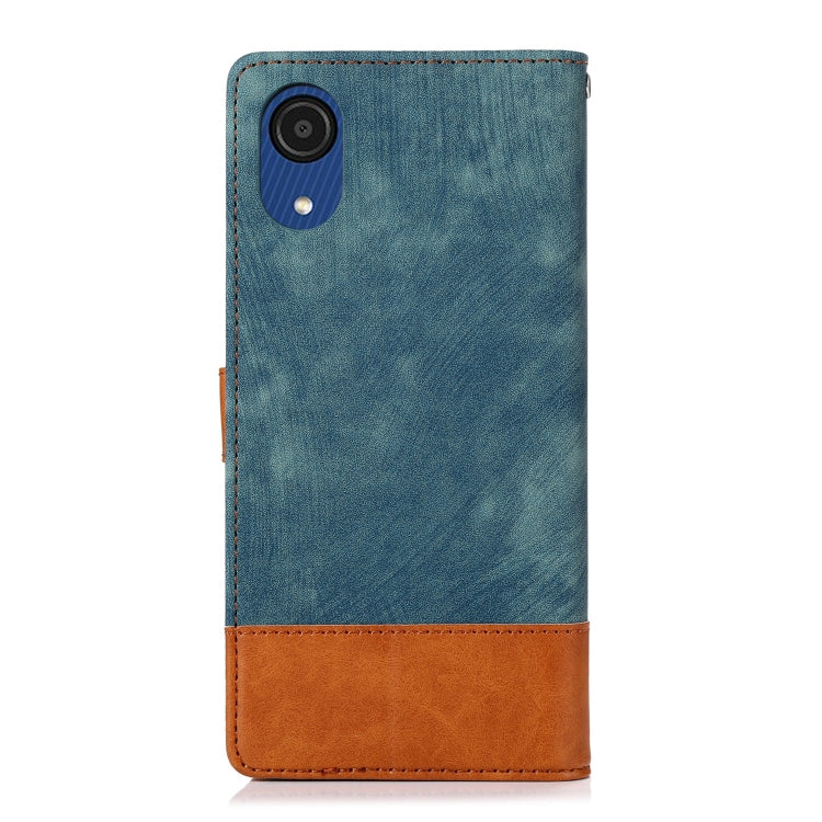 For Samsung Galaxy A03 Core Splicing Leather Phone Case